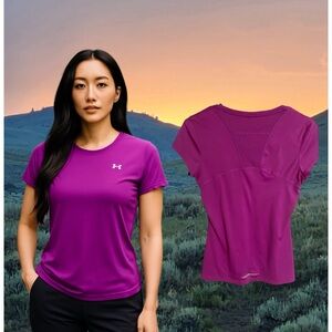 Under Armour Heatgear Women's Athletic Short Sleeve Tee-Size Extra Small